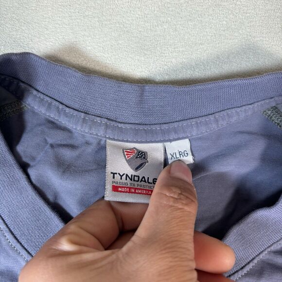 Tyndale FRC FR Shirt Mens Large 8 Cal Cat 2 NFPA 2112 Flame Resistant FPL - Picture 3 of 10